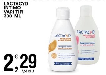 Lactacyd Intimo vari tipi 300 ml