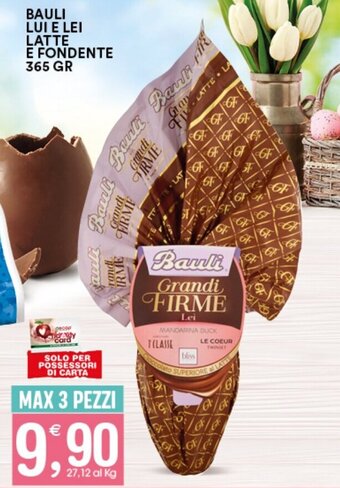 Bauli Lui e Lei Latte e Fondente 365 gr
