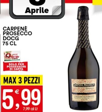 Carpenè Prosecco DOCG 75 cl