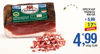 Qui Discount Speck IGP Trancio 400 gr offerta