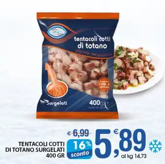 Qui Discount Tentacoli Cotti di Totano Surgelati 400 gr offerta