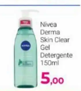 Nivea derma skin clear gel detergente 150ml