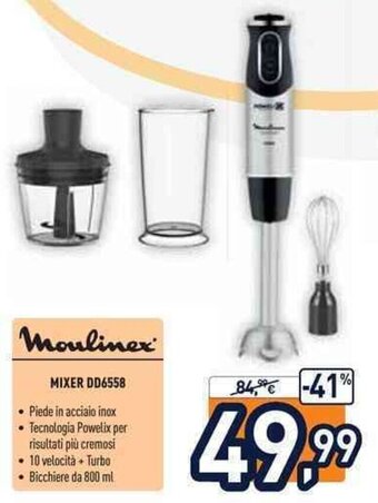 Unieuro Moulinex Mixer DD6558 offerta