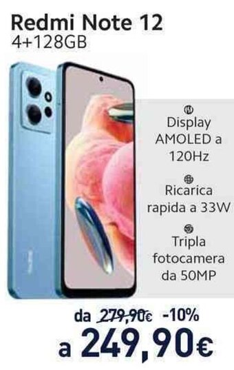 Unieuro Redmi Note 12 offerta