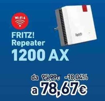 Unieuro Fritz! Repeater 1200 AX offerta