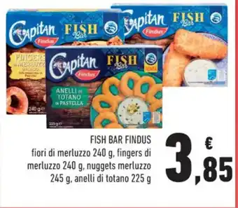 Capitan Findus Fish Bar 240 g .