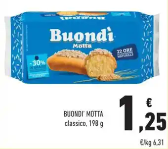 Conad Motta Buondi' classico 198 g offerta