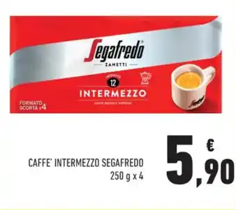 Segafredo Caffe' Intermezzo 250 g x 4