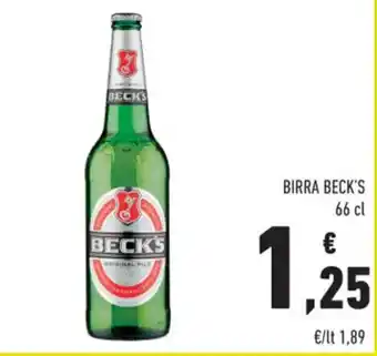 Conad Beck's Birra 66 cl offerta