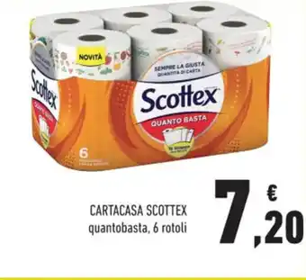 Conad Scottex Cartacasa 6 rotoli offerta