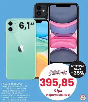 I-Phone 11 64 GB Apple