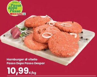 Despar Hamburger di vitello Passo Dopo Passo Despar offerta