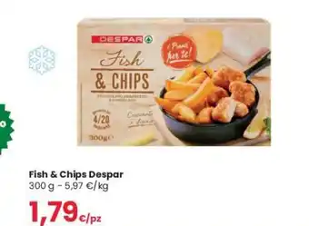 Despar Fish & Chips Despar 300 g offerta