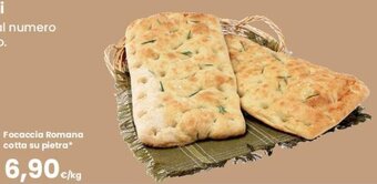 Despar Focaccia Romana cotta su pietra offerta