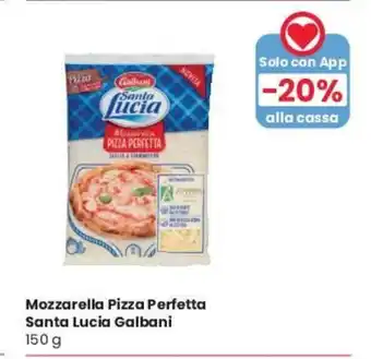 Despar Galbani Mozzarella Pizza Perfetta Santa Lucia 150 g offerta