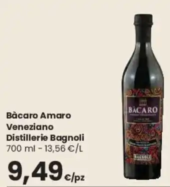 Despar Bàcaro Amaro Veneziano Distillerie 700 ml offerta