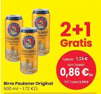 Despar Paulaner Original Birra 500 ml offerta
