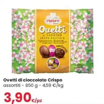 Despar Crispo Ovetti di cioccolato 850 g offerta