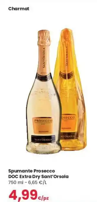Despar Sant'Orsola Spumante Prosecco DOC Extra Dry 750 ml offerta