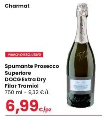 Spumante Prosecco Superiore DOCG Extra Dry Filar Tramiol 750 ml