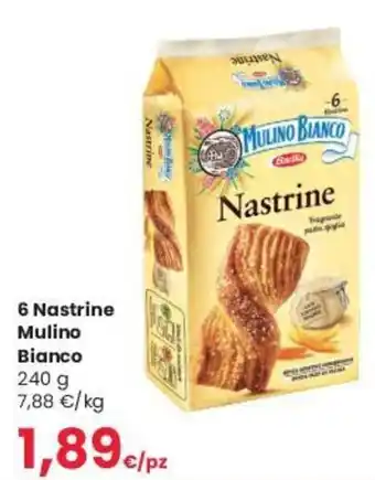 Despar Mulino Bianco 6 Nastrine 240 g offerta