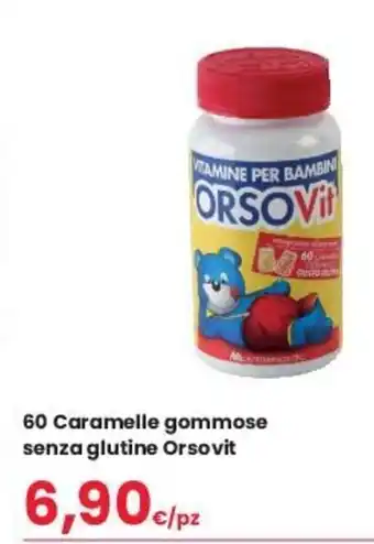 Despar Orsovit 60 Caramelle gommose senza glutine offerta