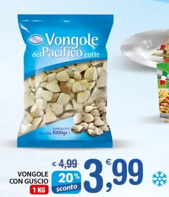 Qui Discount Vongole con Guscio 1 kg offerta