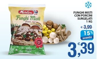 Funghi Misti con Porcini Surgelati 1 kg