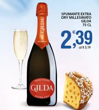 Qui Discount Gilda Spumante Extra Dry Millesimato 75 cl offerta