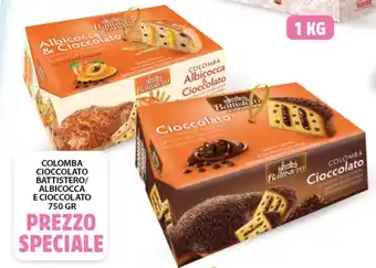 Colomba Cioccolato Battistero/Albicocca e Cioccolato 750 gr