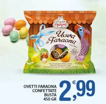 Qui Discount Ovetti Faraona Confettate Busta 450 gr offerta