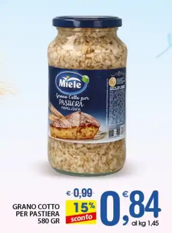 Qui Discount Grano Cotto per Pastiera 580 gr offerta