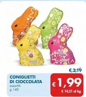 MD Discount Coniglietti di cioccolata offerta