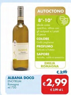 MD Discount Enotrium albana docg offerta