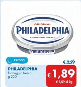 MD Discount Philadelphia formaggio fresco offerta