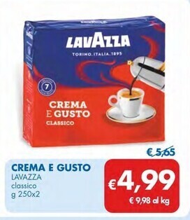 MD Discount Lavazza crema e gusto offerta