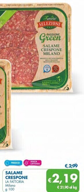 MD Discount La fattoria salame offerta