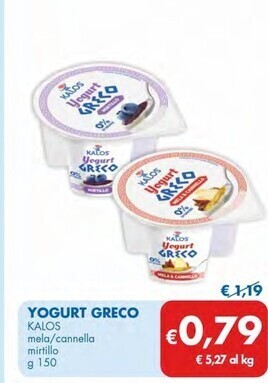 MD Discount Kalos yogurt greco offerta