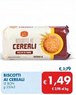 MD Discount Le bon biscotti ai cereali offerta