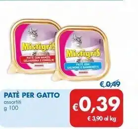 MD Discount Mistigris pate per gatto offerta