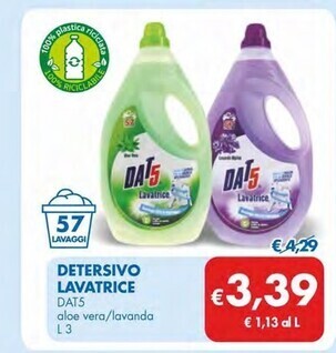 MD Discount Dat5 detersivo lavatrice offerta
