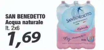 San Benedetto Acqua naturale lt. 2x6