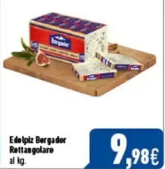 Bergader Edelpiz Rettangolare al kg.