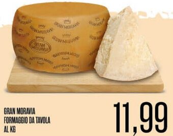 Supermercati Pasquale Prisco Gran Moravia Formaggio da Tavola offerta