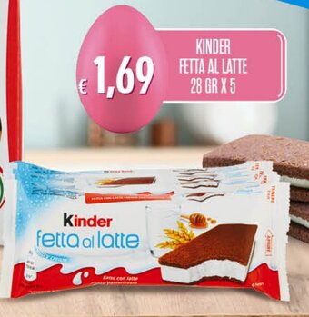 Kinder Fetta Al Latte 28 gr x 5