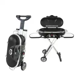 Barbecue a gas trolley coveri nero