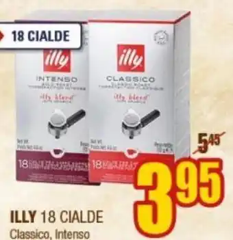 Illy 18 cialde classico, intenso