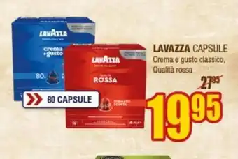 Capsule di caffè lavazza