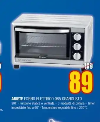 Schiavotto Forno elettrico ariete offerta