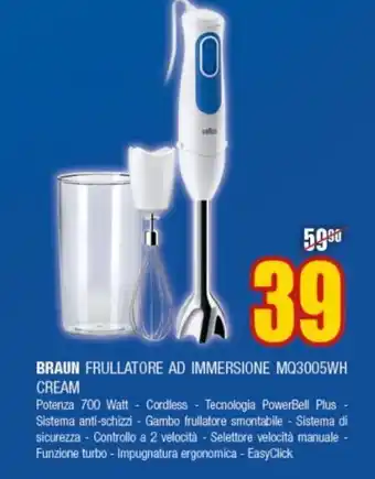 Schiavotto Frullatore ad immersione braun offerta